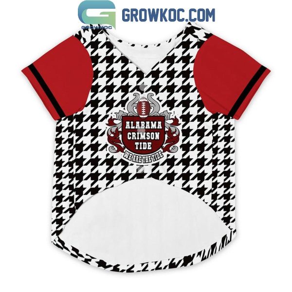 Alabama Crimson Tide We Are The Tide Personalized Pet Baseball Jersey