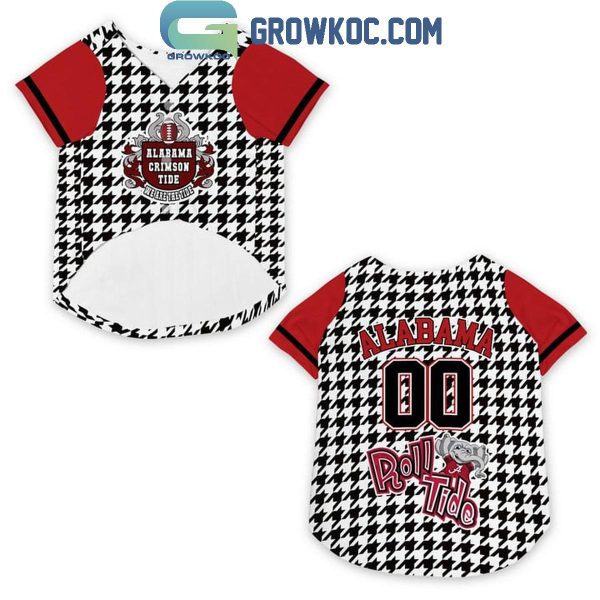 Alabama Crimson Tide We Are The Tide Personalized Pet Baseball Jersey