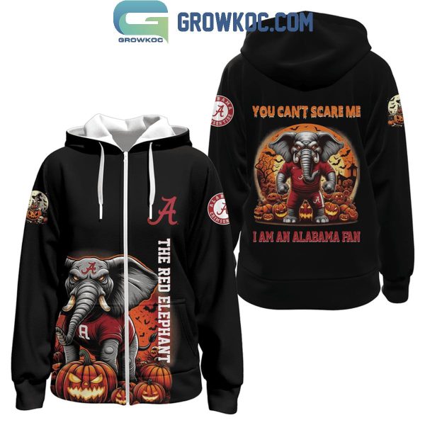 Alabama Crimson Tide You Can’t Scare Me In Halloween Hoodie T-Shirt