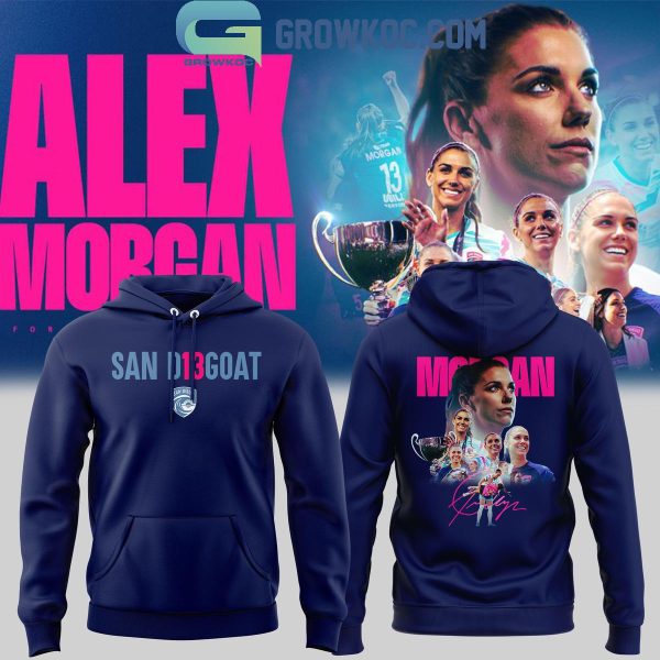 Alex Morgan San Diego Wave FC The Goat 2024 Hoodie T-Shirt