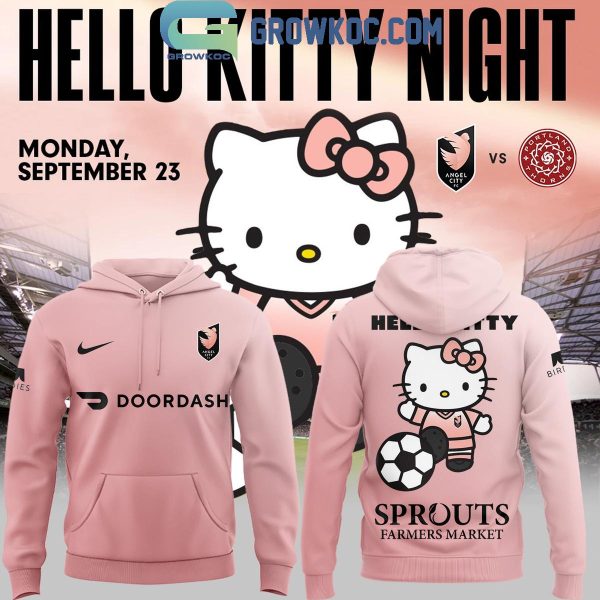 Angel City FC Hello Kitty Sprouts Farmers Market Hoodie T-Shirt