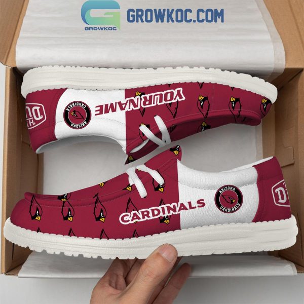 Arizona Cardinals 2024 Version Personalized Hey Dude Shoes