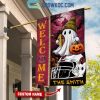 Atlanta Falcons Welcome Halloween 2024 Personalized House Garden Flag