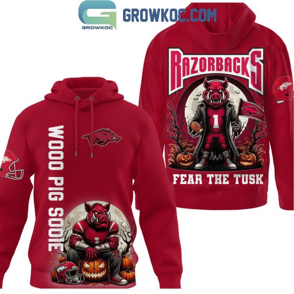 Arkansas Razorbacks Fear The Tusk Woo Pig Sooie Hoodie T-Shirt