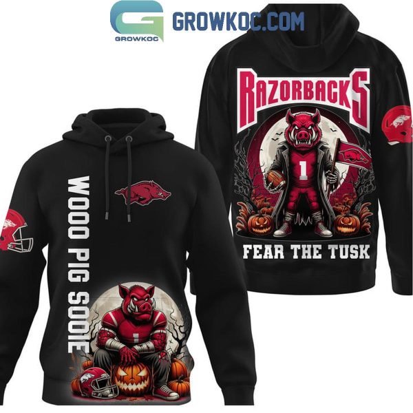 Arkansas Razorbacks Fear The Tusk Woo Pig Sooie Hoodie T-Shirt