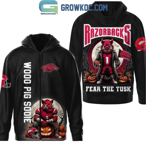 Arkansas Razorbacks Fear The Tusk Woo Pig Sooie Hoodie T-Shirt