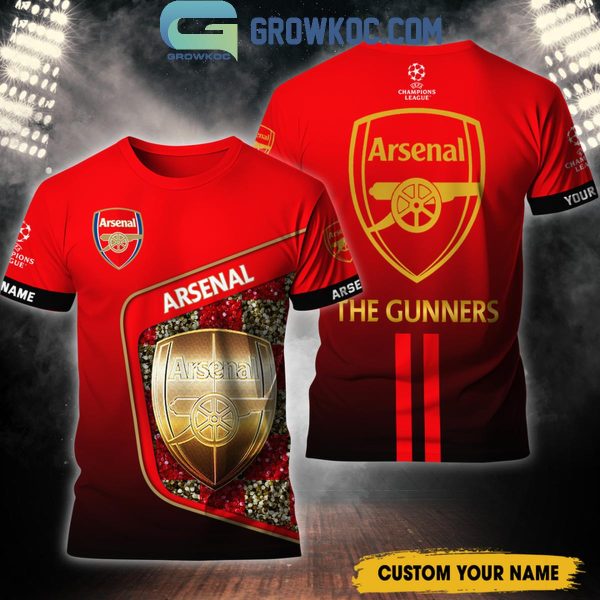 Arsenal Premier League The Gunners Personalized Hoodie T-Shirt