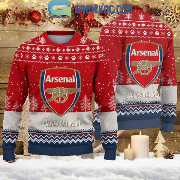 Arsenal The Gunner England Premier League Christmas Ugly Sweater