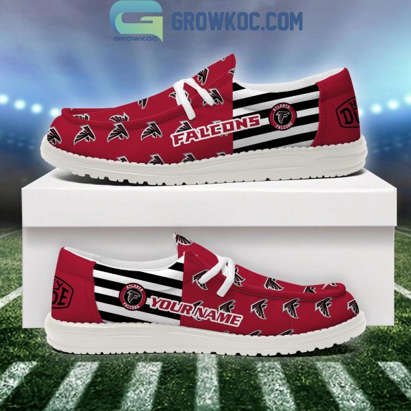 Atlanta Falcons 2024 Version Personalized Hey Dude Shoes