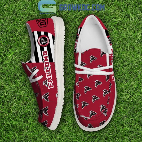 Atlanta Falcons 2024 Version Personalized Hey Dude Shoes