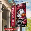 Arizona Cardinals Welcome Halloween 2024 Personalized House Garden Flag