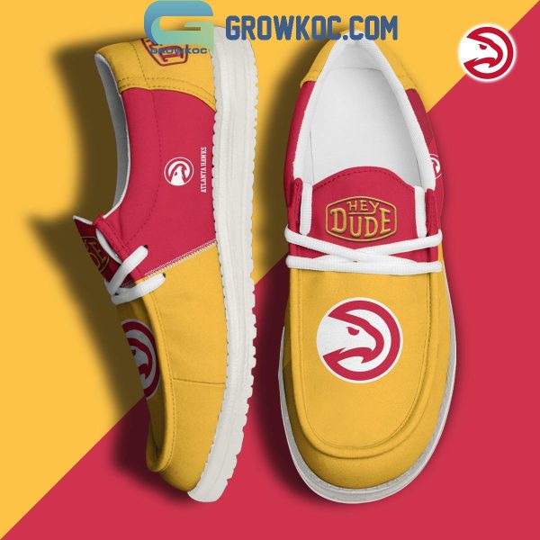 Atlanta Hawks 2024 Personalized Hey Dude Shoes