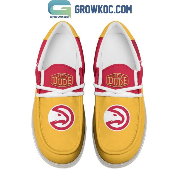 Atlanta Hawks 2024 Personalized Hey Dude Shoes