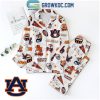 Auburn Tigers Go Tigers Halloween Polyester Pajamas Set Orange