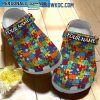 Autism Mom Black Woman Autism Awareness Crocs Clogs