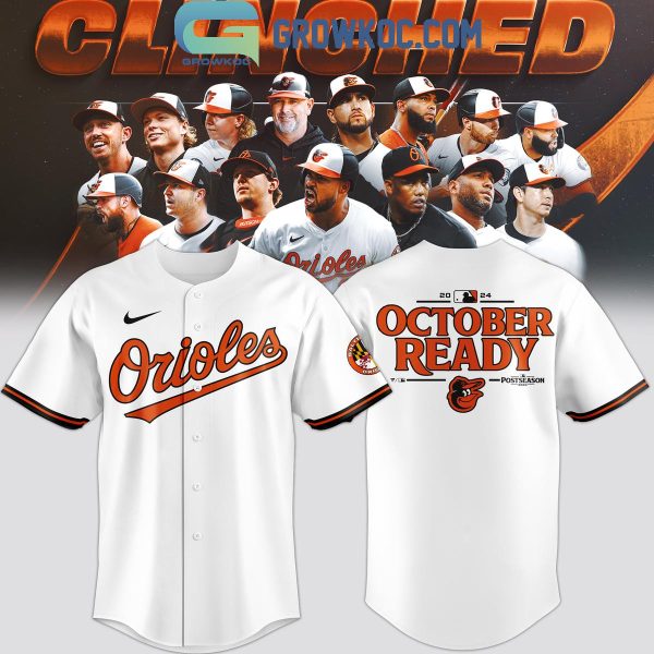 Baltimore Orioles 2024 MLB Postseason Locker Room Baseball Jersey