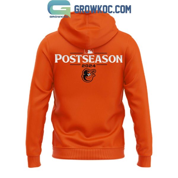 Baltimore Orioles 2024 MLB Postseason Locker Room Hoodie T-Shirt