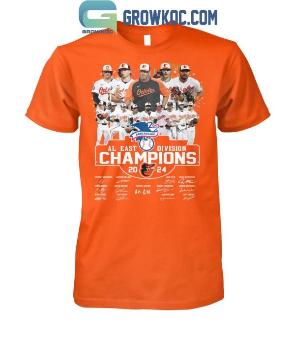 Baltimore Orioles AL East Division Champs 2024 Baseball T-Shirt