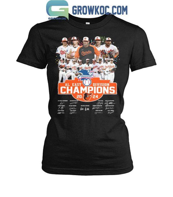 Baltimore Orioles AL East Division Champs 2024 Baseball T-Shirt