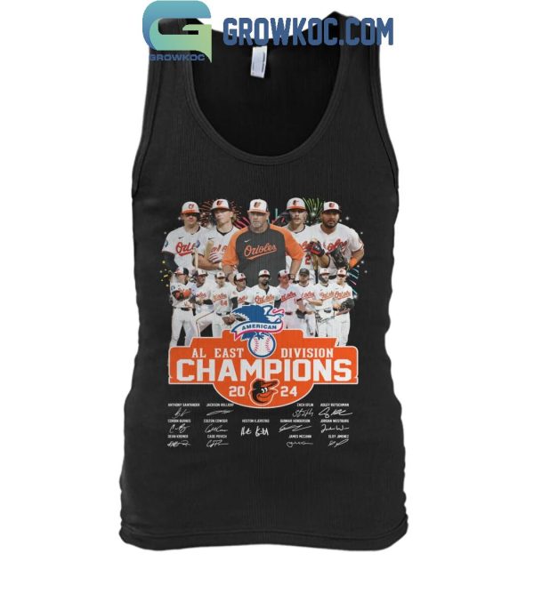 Baltimore Orioles AL East Division Champs 2024 Baseball T-Shirt