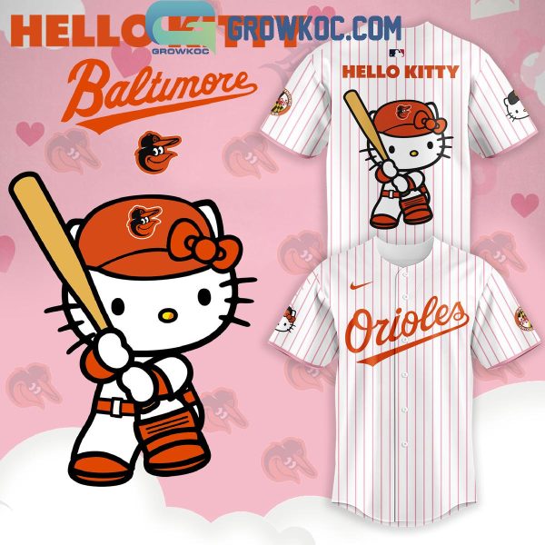 Baltimore Orioles Celebrating Hello Kitty 2024 Baseball Jersey