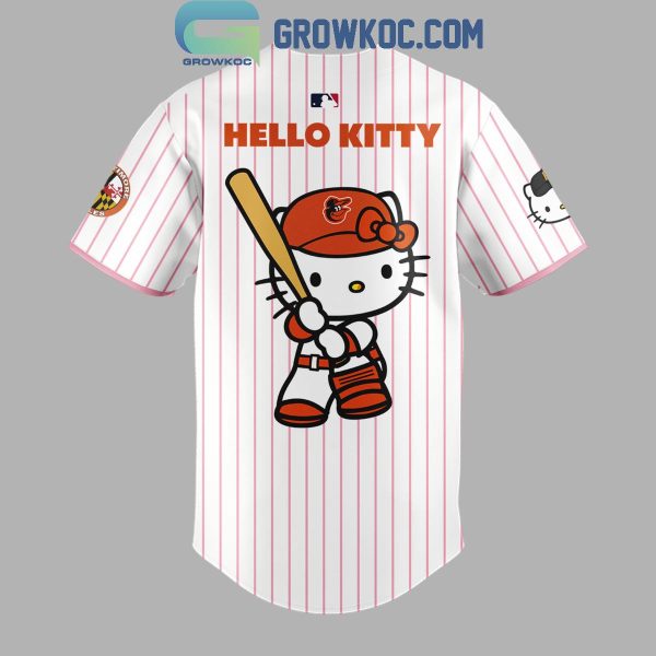 Baltimore Orioles Celebrating Hello Kitty 2024 Baseball Jersey