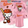 Philadelphia Phillies Hello Kitty Night 2024 Red Stripe Baseball Jersey