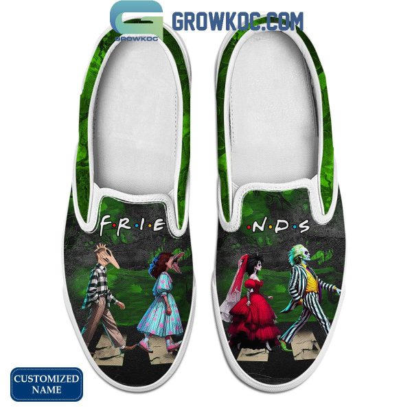 Beetlejuice Halloween Horror Movie Personalized Slip On Shoes