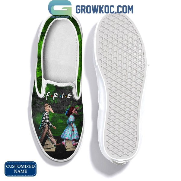 Beetlejuice Halloween Horror Movie Personalized Slip On Shoes