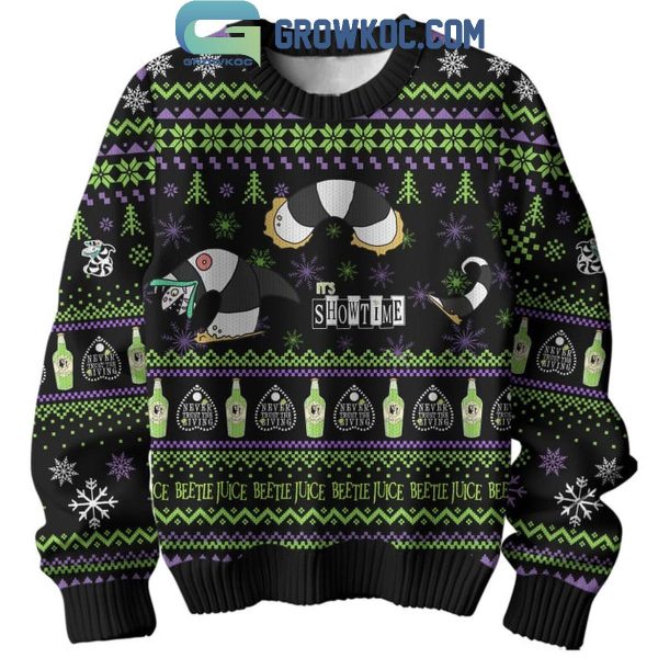 Beetlejuice I Myself Am Strange And Unusual Halloween Ugly Sweater