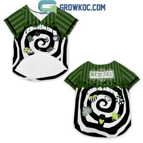 Beetlejuice It’s Showtime Pet Baseball Jersey