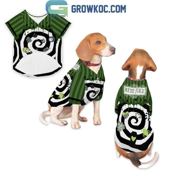 Beetlejuice It’s Showtime Pet Baseball Jersey