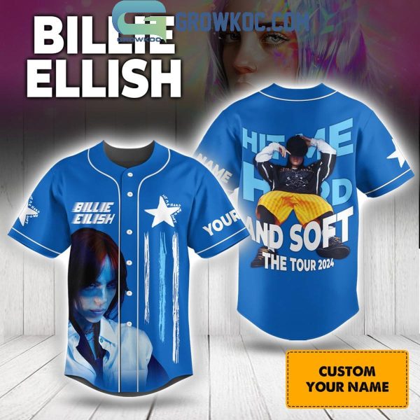 Billie Eilish Hit Me Hard And Soft The Tour 2024 Personalized Baseball Jersey