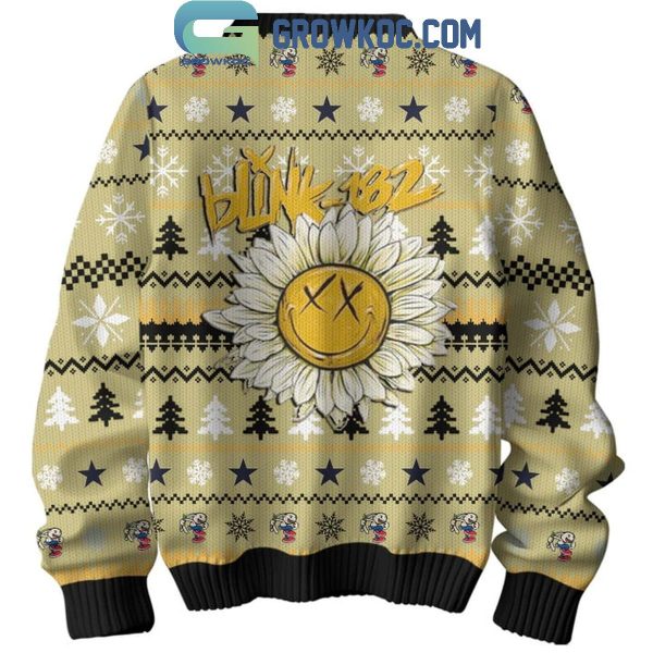 Blink 182 Sunflower Angels And Airways Ugly Sweater