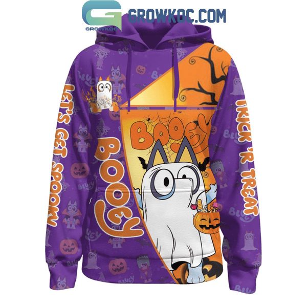 Bluey Boo Booey Trick Or Treat Halloween Hoodie T-Shirt