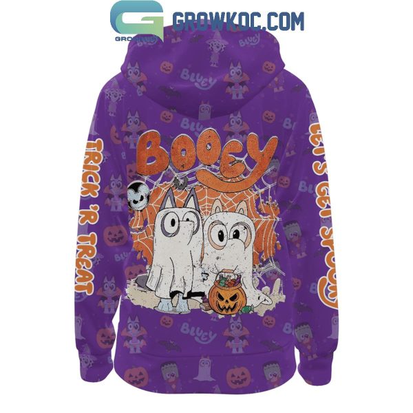 Bluey Boo Booey Trick Or Treat Halloween Hoodie T-Shirt