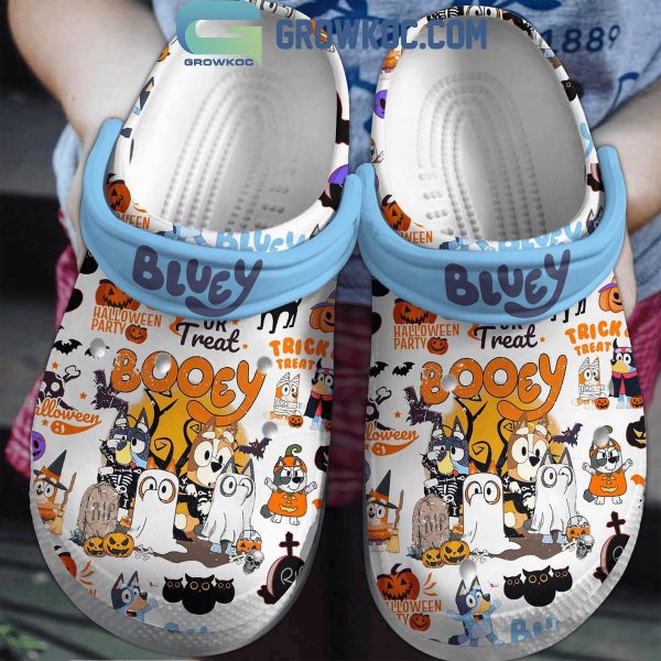 Bluey Booey Trick Or Treat Halloween Party Crocs Clogs