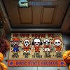 Boise State Broncos In This House We Love Halloween Horror Movies Doormat