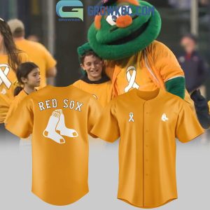 Boston Red Sox Honoring Childhood Cancer Awareness Month Baseball Jersey