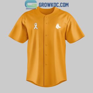 Boston Red Sox Honoring Childhood Cancer Awareness Month Baseball Jersey