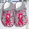 Breast Cancer Awareness HOPE Fighters Pink Ribbon Personalized Crocs Clogs