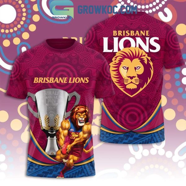 Brisbane Lions 2024 AFL The Football Champions Hoodie T-Shirt