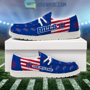 Buffalo Bills 2024 Version Personalized Hey Dude Shoes