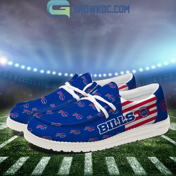 Buffalo Bills 2024 Version Personalized Hey Dude Shoes