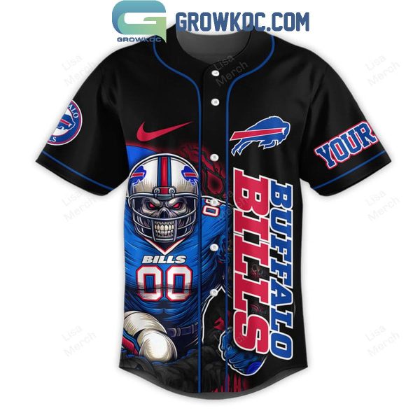 Buffalo Bills Halloween Fear The Bills Football 2024 Personalized Baseball Jersey