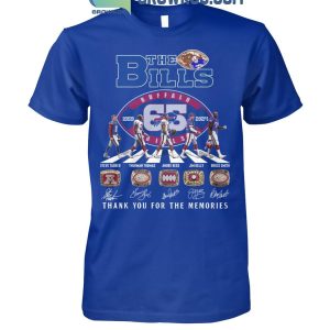 Buffalo Bills The Bills Of Super Bowl Rings Thank You For 65 Years T-Shirt