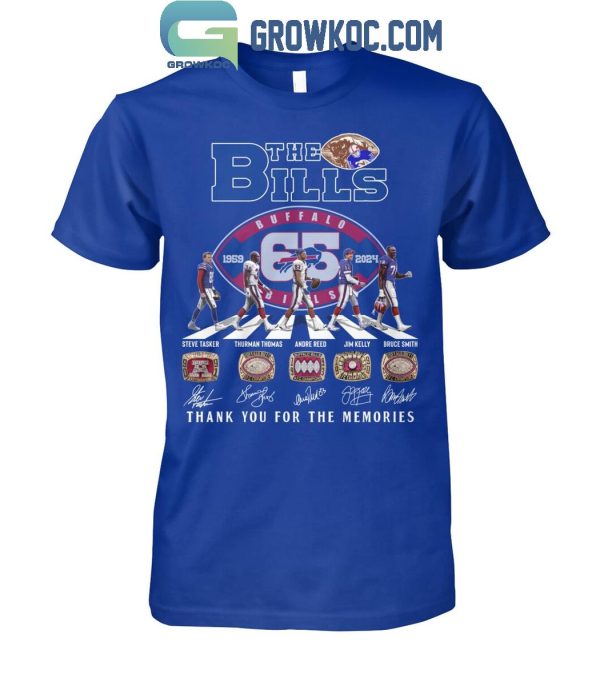 Buffalo Bills The Bills Of Super Bowl Rings Thank You For 65 Years T-Shirt