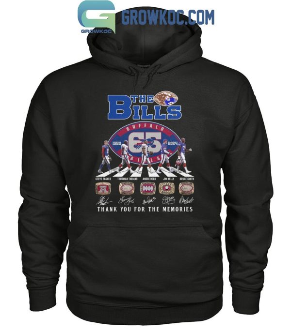 Buffalo Bills The Bills Of Super Bowl Rings Thank You For 65 Years T-Shirt