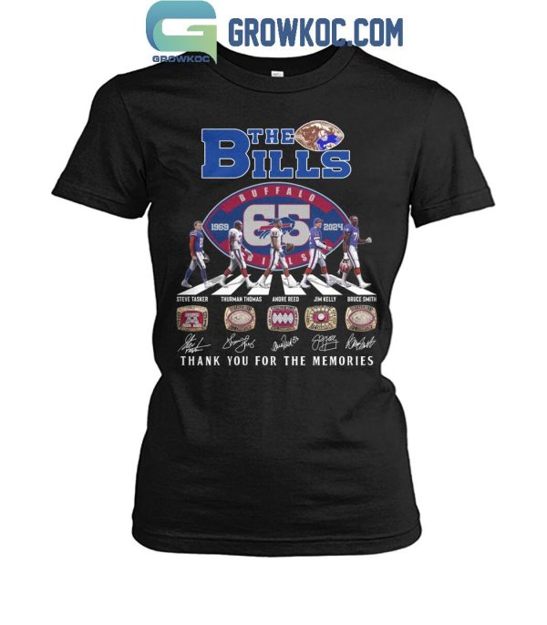 Buffalo Bills The Bills Of Super Bowl Rings Thank You For 65 Years T-Shirt