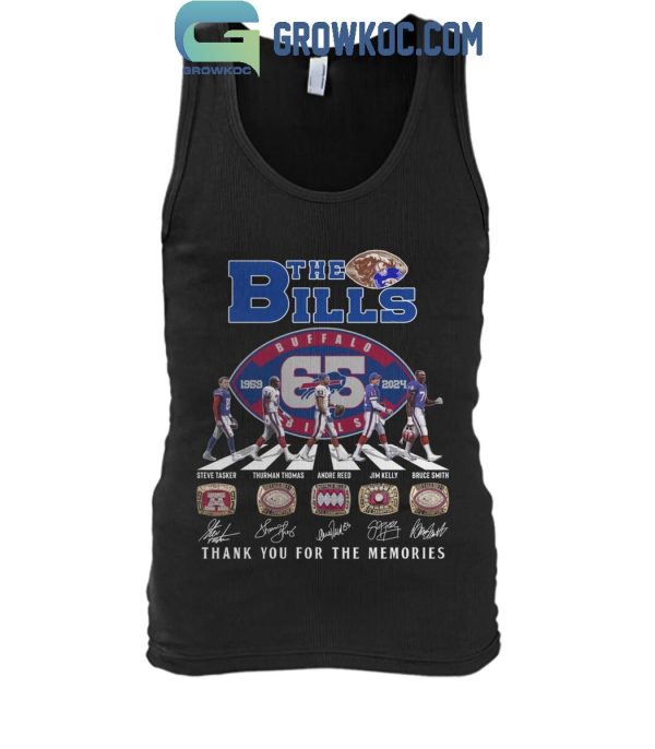 Buffalo Bills The Bills Of Super Bowl Rings Thank You For 65 Years T-Shirt